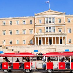 Athens Happy Train at Hellenic Parliament
